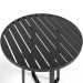 Mesa Bistrô Alta Decorativa Para Área Gourmet Bar Alumínio 105 cm Maya D04 Preto - Lyam Decor
