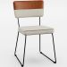 Mesa Capri 160cm Off White 6 Cadeiras Allana B05 Faixa Couríssimo Camel Linho Champagne - Lyam Decor