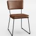 Mesa Capri 160cm Off White Com 6 Cadeiras Allana B05 Couríssimo Marrom - Lyam Decor
