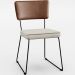 Mesa Capri 160cm Off White Com 6 Cadeiras Allana B05 Couríssimo Marrom Linho Champagne - Lyam Decor