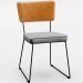 Mesa Capri 160cm Off White Com 6 Cadeiras Allana B05 Couríssimo Whisky Linho Cinza - Lyam Decor