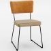 Mesa Capri 160cm Off White E 6 Cadeiras Allana B05 Couríssimo Whisky Linho Bege Escuro - Lyam Decor