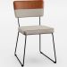 Mesa Capri 160cm Off White Nature Com 6 Cadeiras Allana B05 Couríssimo Camel Linho Bege - Lyam Decor