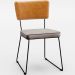 Mesa Capri 160cm Off White Nature E 6 Cadeiras Allana B05 Couríssimo Whisky Linho Bege - Lyam Decor