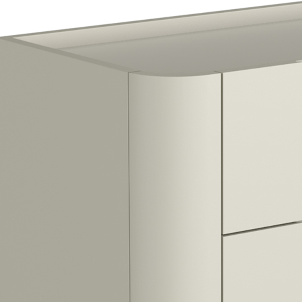 Mesa De Cabeceira Orgânica 2 Gavetas Pés Industrial Dourado Bliss I03 Luna - Lyam Decor