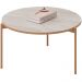 Mesa De Centro Decorativa Sala de Estar Industrial Ellie D05 Quartzo - Lyam Decor