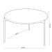 Mesa De Centro Decorativa Sala de Estar Industrial Ellie D05 Quartzo - Lyam Decor