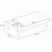 Mesa De Centro Para Sala De Estar Nala B01 Off White Cinamomo - Lyam Decor