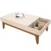 Mesa De Centro Para Sala De Estar Nala B01 Off White Cinamomo - Lyam Decor