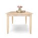 Mesa De Jantar 06 Lugares Retangular New Rústico W02 160cm Madeira Maciça Pinus Natural - Lyam Decor