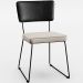 Mesa De Jantar Capri 160cm Off White Com 6 Cadeiras Allana B05 Couríssimo Preto Linho Cru - Lyam Decor