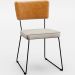 Mesa De Jantar Capri 160cm Off White Com 6 Cadeiras Allana B05 Couríssimo Whisky Linho Cru - Lyam Decor