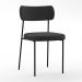 Mesa De Jantar Capri 160cm Off White Nature Com 6 Cadeiras Melina B05 Linho Chumbo - Lyam Decor