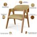 Mesa De Jantar Redonda Cora 120cm Off White M04 com 04 Cadeiras Living Suran Couríssimo Fendi - Lyam