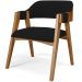 Mesa De Jantar Redonda Cora 120cm Off White M04 com 04 Cadeiras Living Suran Suede Preto - Lyam