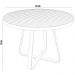 Mesa Decorativa Área Externa Espaço Gourmet 120cm Estrutura Em Alumínio Wine D04 Preto - Lyam Decor