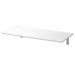 Mesa Dobrável de Parede Cozinha Escritório Slim L03 Suspensa 120x45 BP Branco Fosco - Lyam Decor