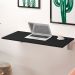 Mesa Dobrável de Parede Cozinha Escritório Slim L03 Suspensa 68x45 BP Preto Fosco - Lyam Decor