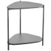 Mesa Lateral Para Sala de Estar Pés Metálicos Adek A03 Nero Preto - Lyam Decor