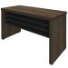 Mesa Para Escritório E Home Office Atria Executiva 135 Cm A02 Charuto Preto - Lyam Decor