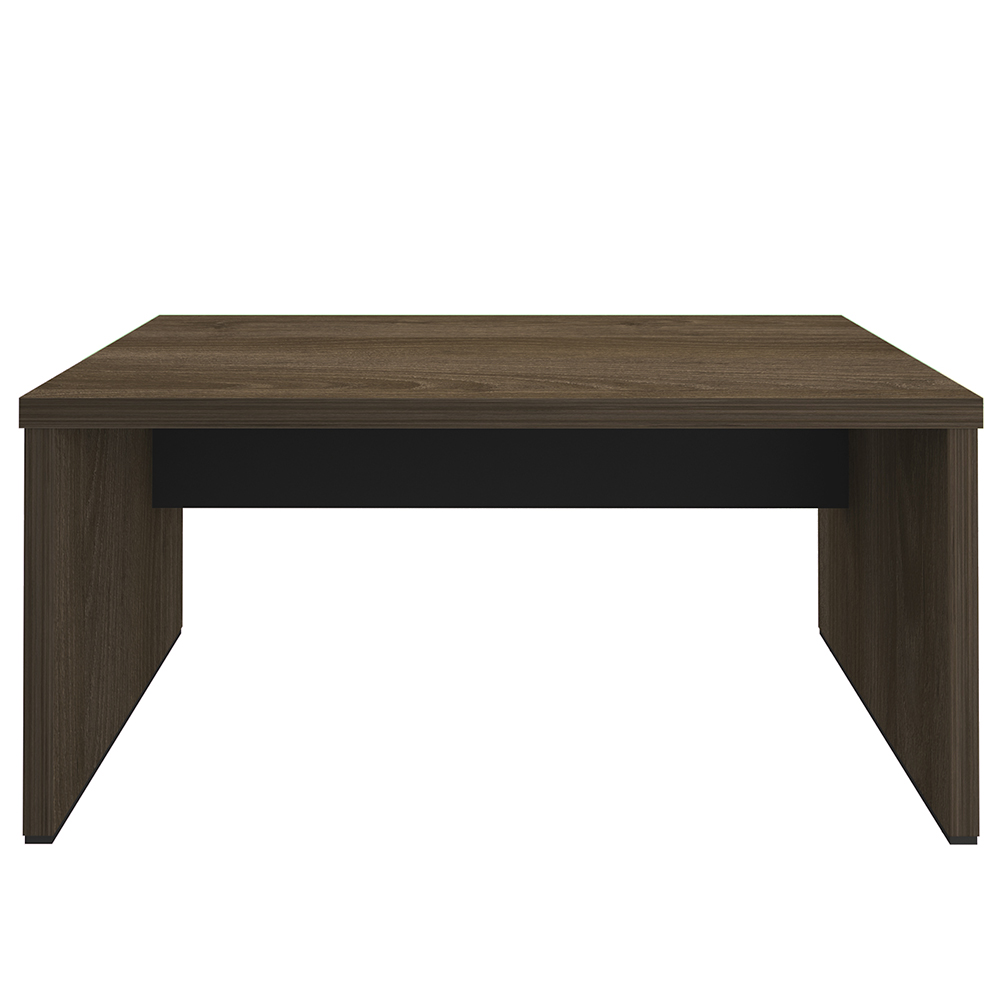 Mesa Para Escritório E Home Office Atria Executiva 158 Cm A02 Charuto Preto - Lyam Decor