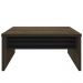 Mesa Para Escritório E Home Office Atria Executiva 158 Cm A02 Charuto Preto - Lyam Decor