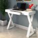 Mesa Para Escritório Escrivaninha Cavalete 01 Gaveta Veneza A02 Web Branco - Lyam Decor