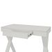 Mesa Para Escritório Escrivaninha Cavalete 01 Gaveta Veneza A02 Web Branco - Lyam Decor