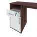 Mesa Para Escritório Escrivaninha Home Office Hall A02 Ipê Branco - Lyam Decor