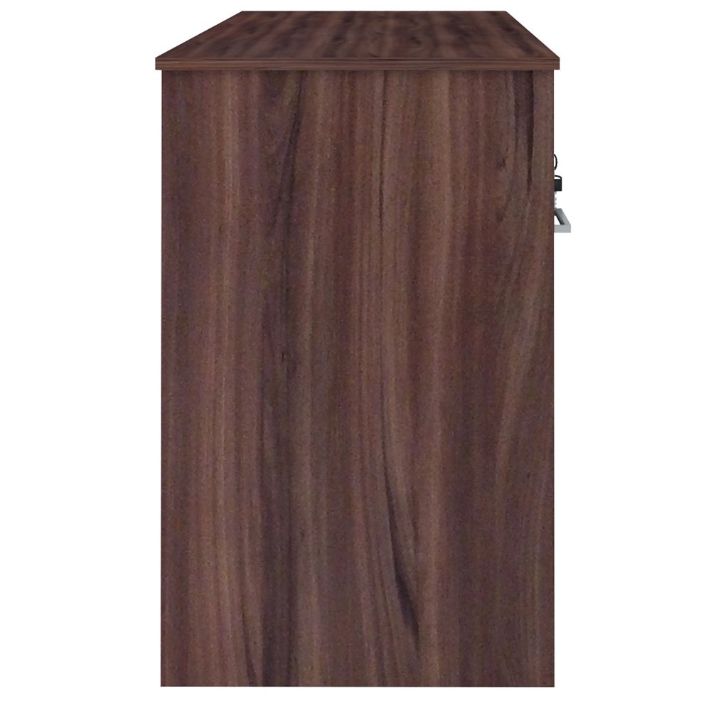 Mesa Para Escritório Escrivaninha Home Office Hall A02 Ipê Branco - Lyam Decor