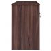 Mesa Para Escritório Escrivaninha Home Office Hall A02 Ipê Preto - Lyam Decor