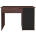 Mesa Para Escritório Escrivaninha Home Office Hall A02 Ipê Preto - Lyam Decor