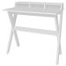 Mesa Para Escritório Escrivaninha Home Office Itália A02 Branco - Lyam Decor