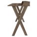 Mesa Para Escritório Escrivaninha Home Office Itália A02 Nogal - Lyam Decor