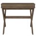 Mesa Para Escritório Escrivaninha Home Office Itália A02 Nogal - Lyam Decor