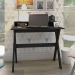 Mesa Para Escritório Escrivaninha Home Office Itália A02 Preto - Lyam Decor