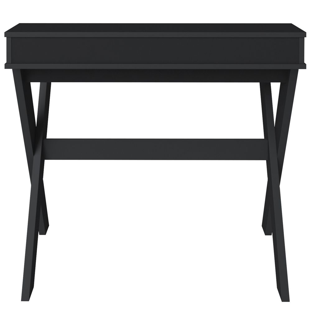 Mesa Para Escritório Escrivaninha Home Office Itália A02 Preto - Lyam Decor
