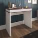 Mesa Para Escritório Escrivaninha Home Office Mind A02 Ipê Branco - Lyam Decor