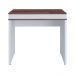 Mesa Para Escritório Escrivaninha Home Office Mind A02 Ipê Branco - Lyam Decor