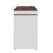 Mesa Para Escritório Escrivaninha Home Office Mind A02 Ipê Branco - Lyam Decor