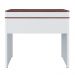 Mesa Para Escritório Escrivaninha Home Office Mind A02 Ipê Branco - Lyam Decor