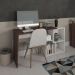 Mesa Para Escritório Escrivaninha Home Office Urban A02 Ipê Branco - Lyam Decor