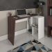 Mesa Para Escritório Escrivaninha Home Office Urban A02 Ipê Branco - Lyam Decor