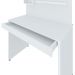 Mesa Para Escritório Escrivaninha com Painel Home Office First A02 Branco - Lyam Decor