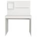 Mesa Para Escritório Escrivaninha com Painel Home Office First A02 Branco - Lyam Decor