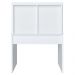 Mesa Para Escritório Escrivaninha com Painel Home Office First A02 Branco - Lyam Decor