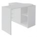 Mesa Para Escritório Extensível Escrivaninha Home Office Logan A02 Branco - Lyam Decor
