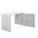 Mesa Para Escritório Extensível Escrivaninha Home Office Nero A02 Branco - Lyam Decor