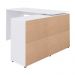 Mesa Para Escritório Extensível Escrivaninha Home Office Nero A02 Branco - Lyam Decor