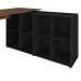 Mesa Para Escritório Extensível Escrivaninha Home Office Nero A02 Ipê Preto - Lyam Decor